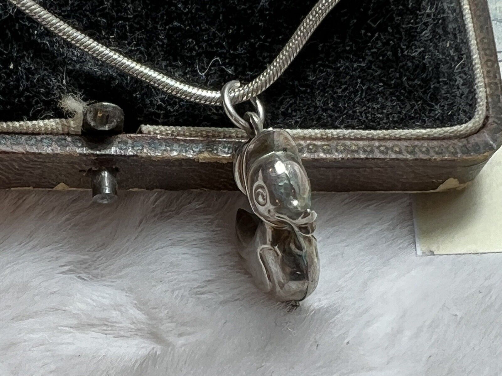 Jemima Puddle duck 925 Silver Pendant And Chain Soooo Cute!